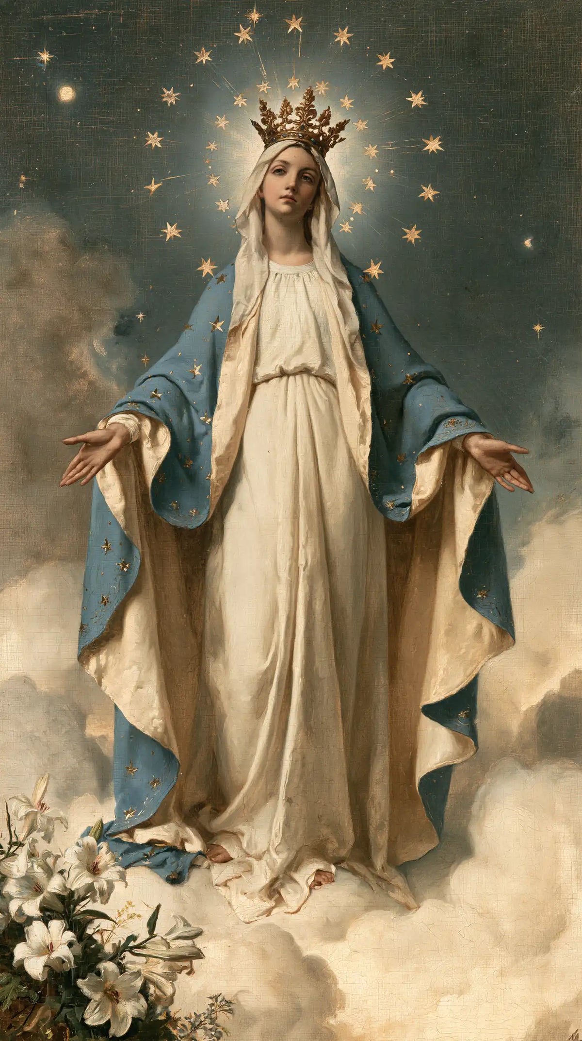Mary Queen of Heaven - Symbolist · Portrait n° 7