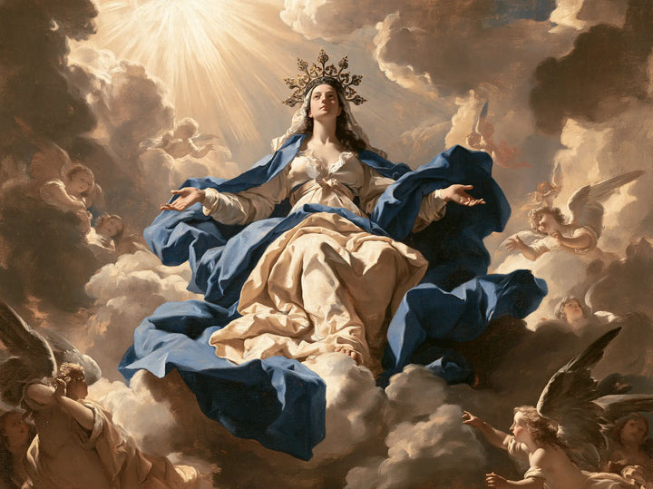 Marie, Reine du Ciel — Les Soies claires sous les rayons du matin