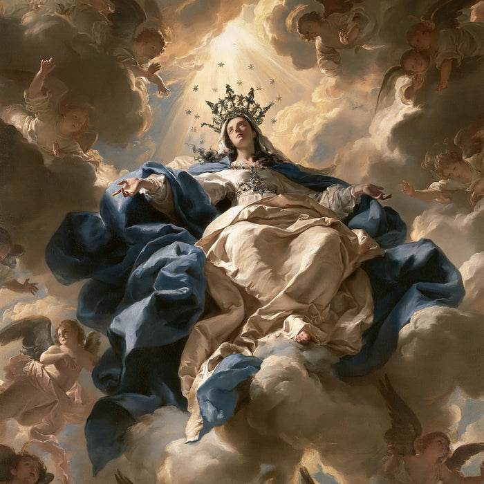 Marie, Reine du Ciel — La Reine dans la corolle des nuées