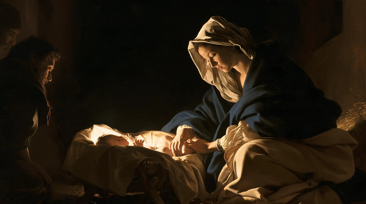 La Nativité — Les Plis d’or au bord du sommeil