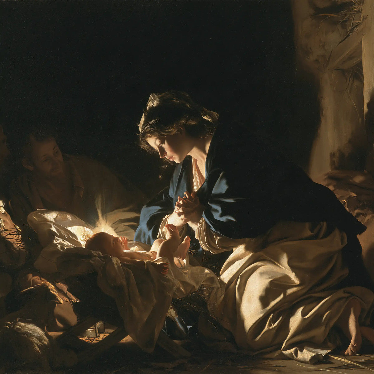 La Nativité — L’Enfant sous le regard recueilli