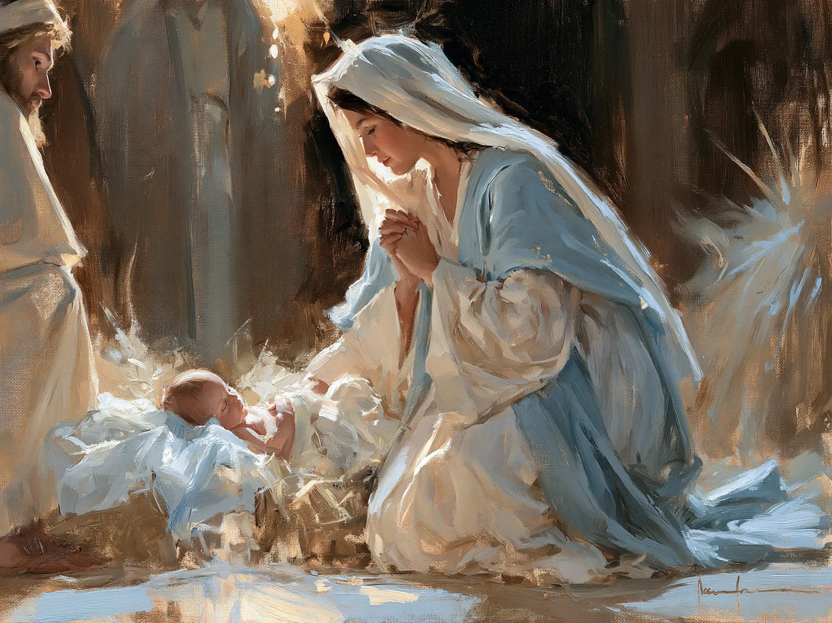 La Nativité — Le Recueillement dans la clarté légère
