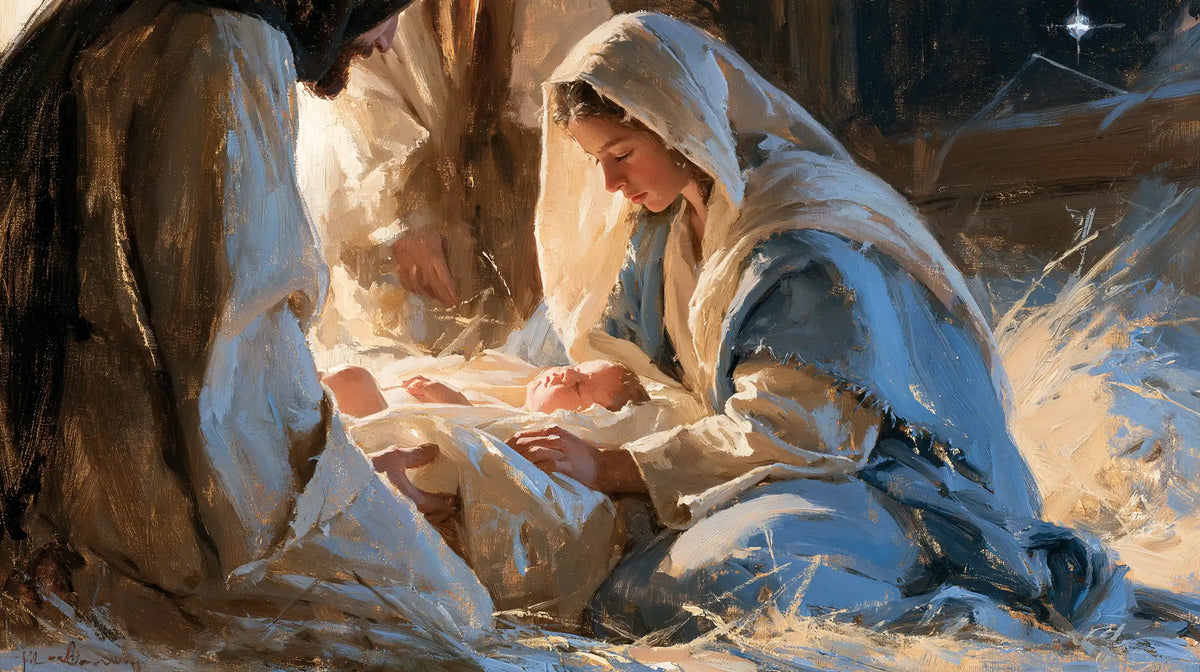 La Nativité — Le Berceau sous la petite étoile bleue