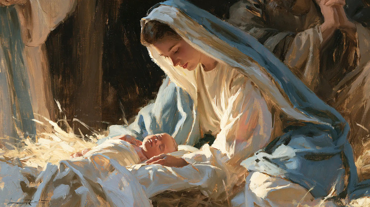 La Nativité — Le Premier Sourire au creux des langes