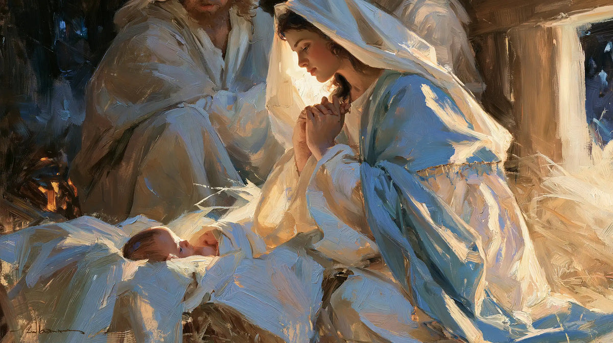 La Nativité — La Prière brodée de soleil
