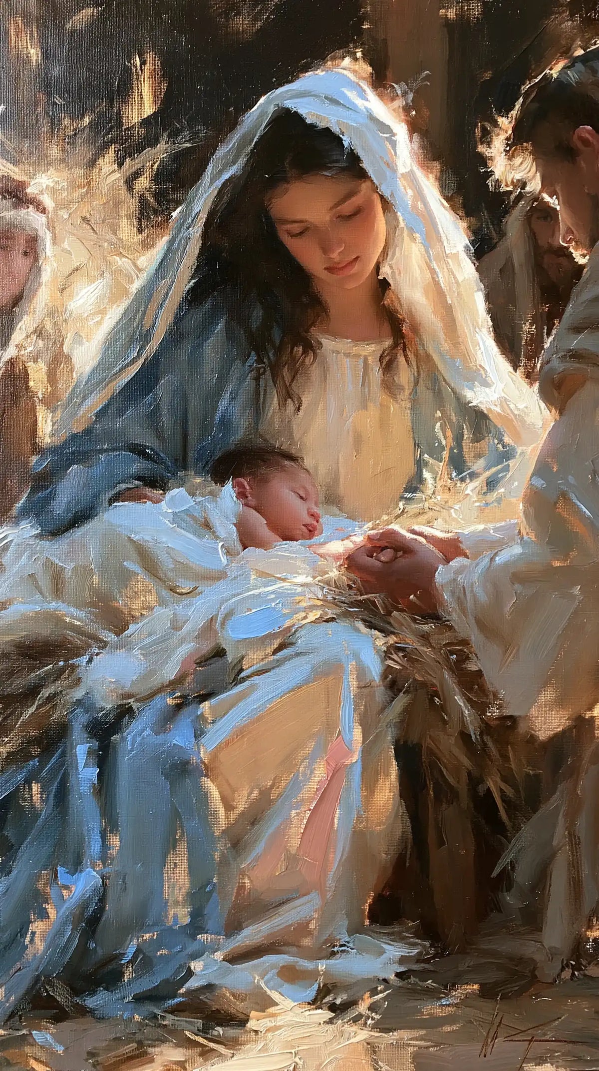 La Nativité — La Tendresse entre les mains réunies