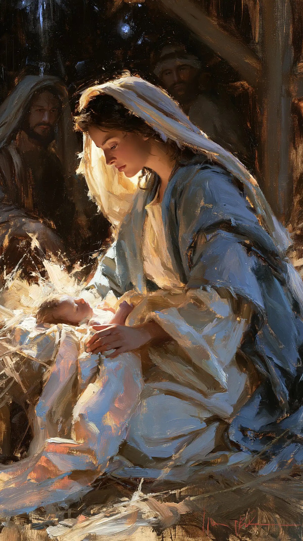 La Nativité — Le Voile doré devant les veilleurs