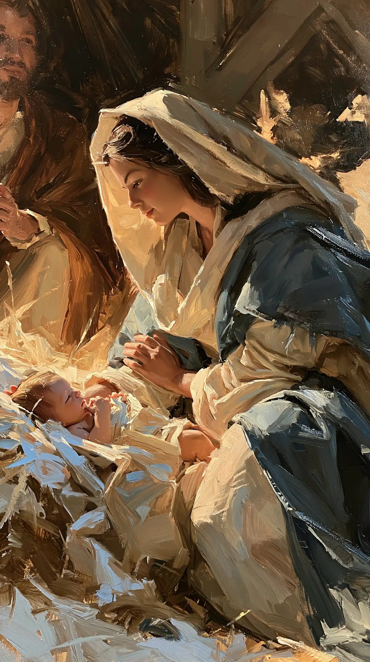 La Nativité — La Main sur le cœur au bord de l’or