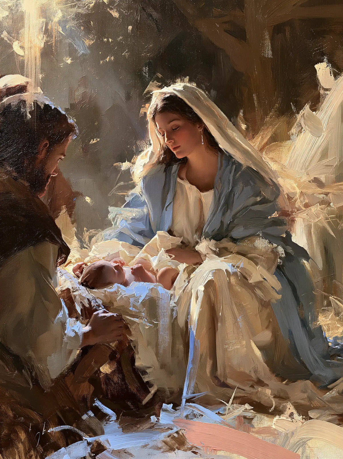 La Nativité — Les Veilleurs dans la poussière d’or