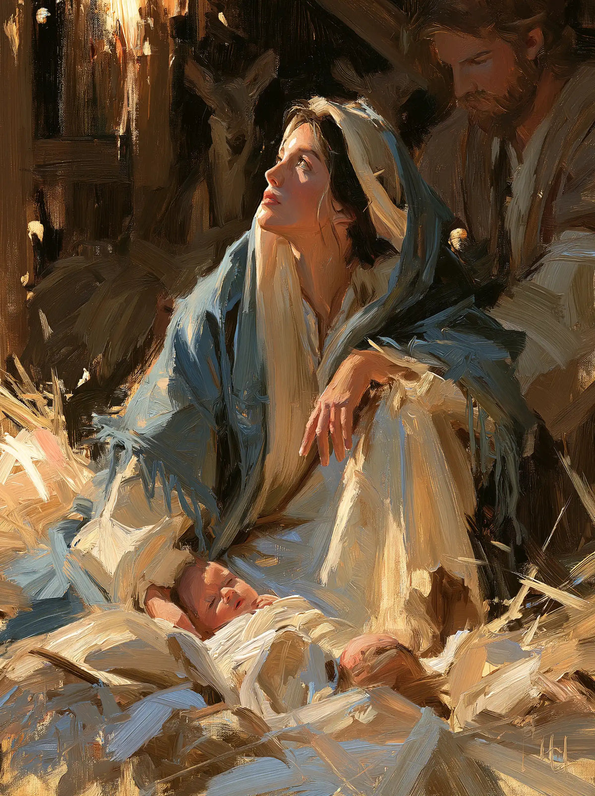 La Nativité — Le Regard levé sur le sommeil