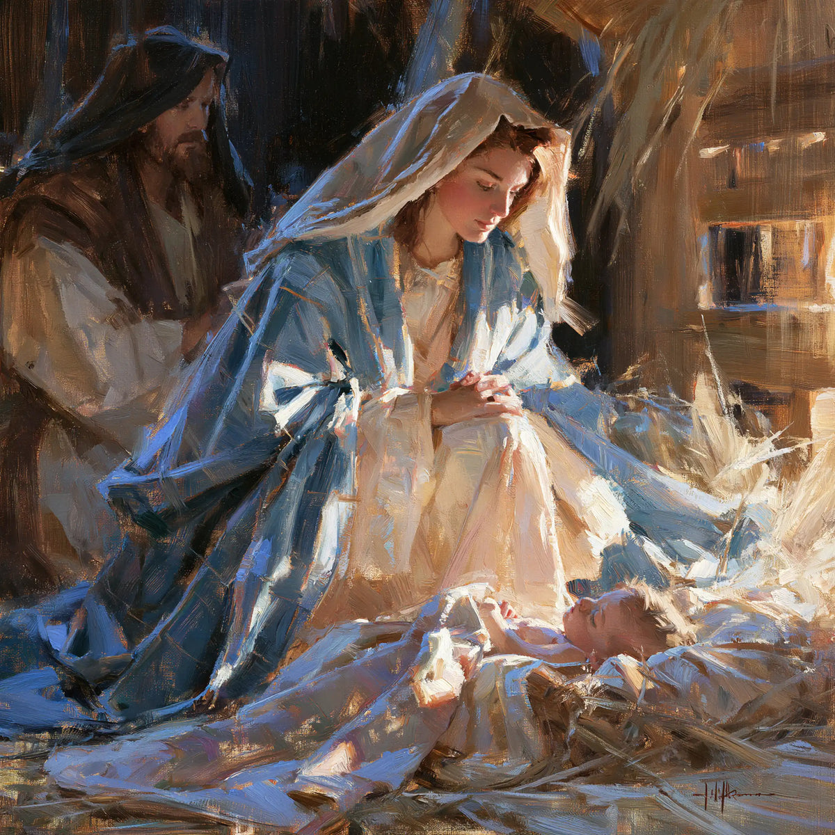 La Nativité — Le Recueillement aux éclats de saphir