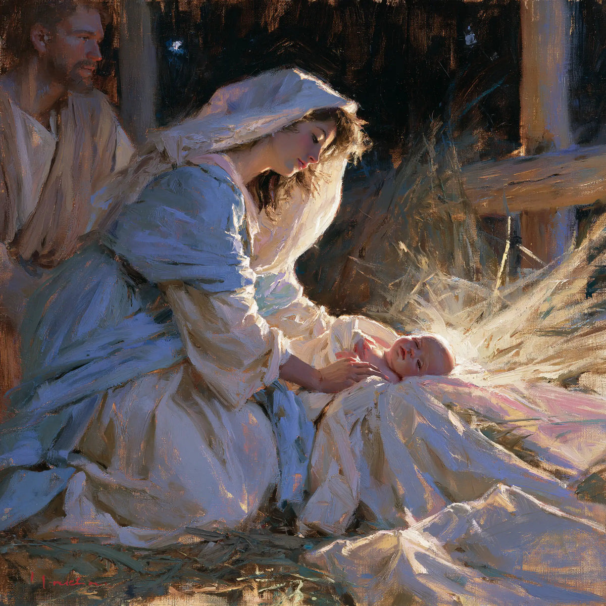 La Nativité — La Tendresse dans les plis mauves