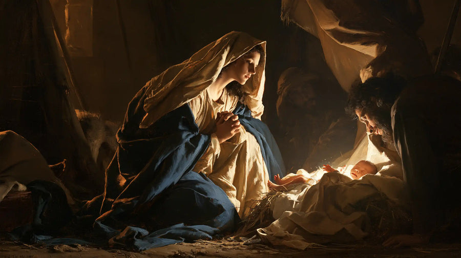 The Nativity - Infant Jesus as Divine Light · Landscape n° 12