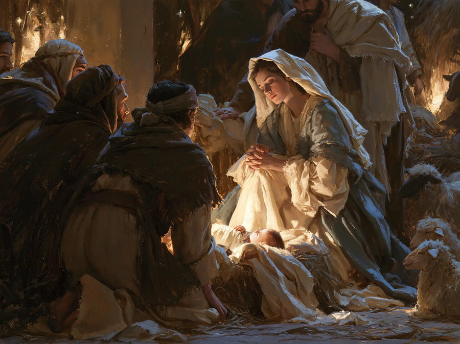 The Nativity - Mary and the Shepherds · Landscape n° 6