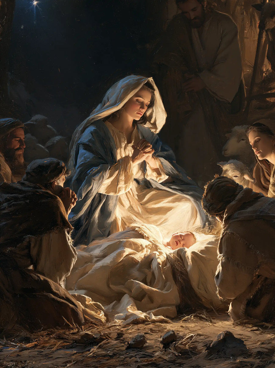 The Nativity - Mary and the Shepherds · Portrait n° 12