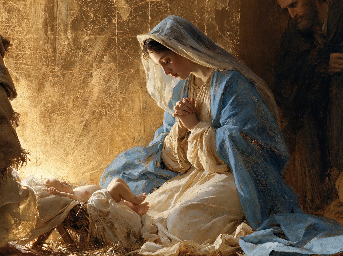 La Nativité — Le Repos dans le rayonnement pâle