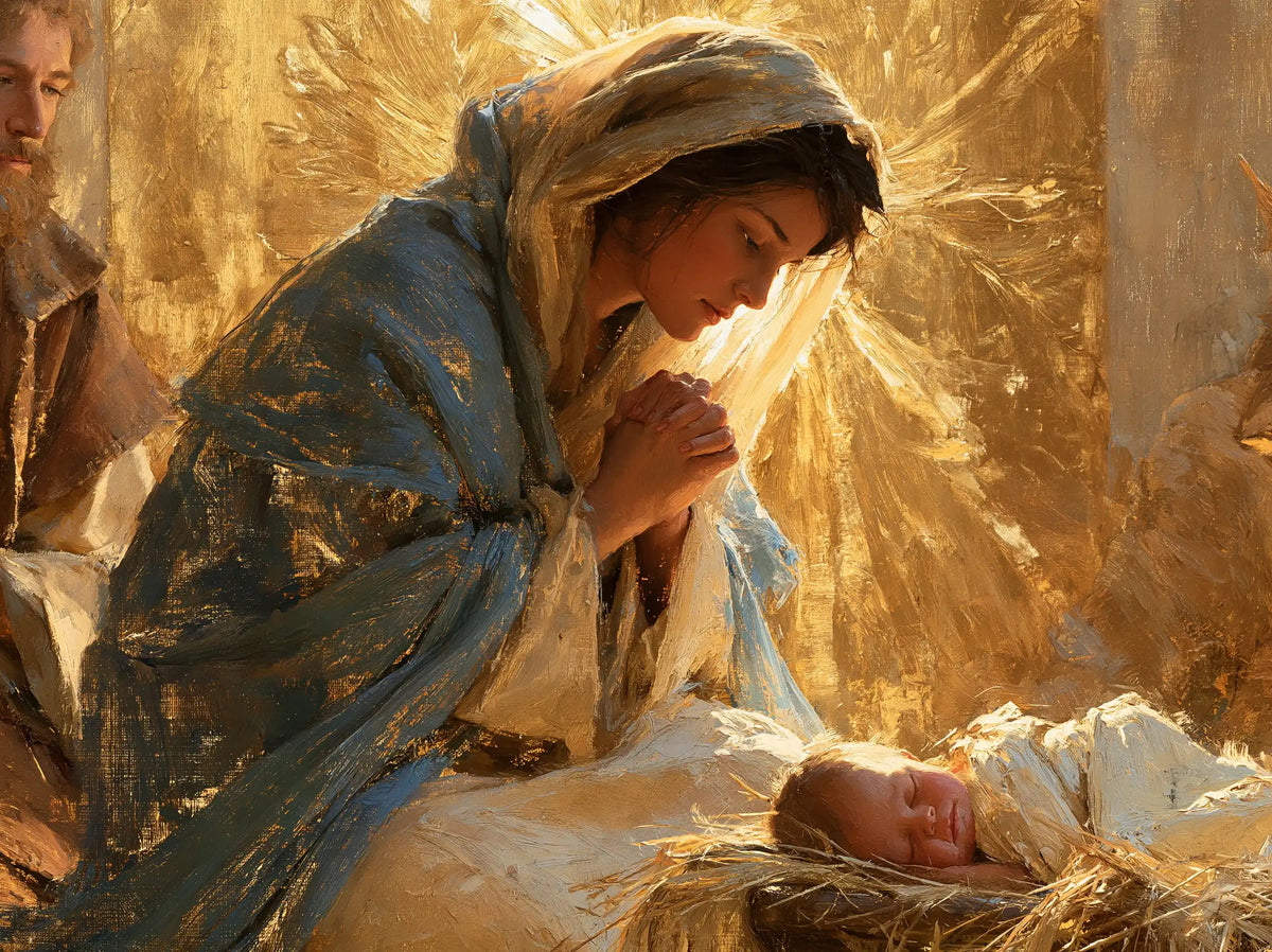 La Nativité — La Prière dans le soleil épanoui