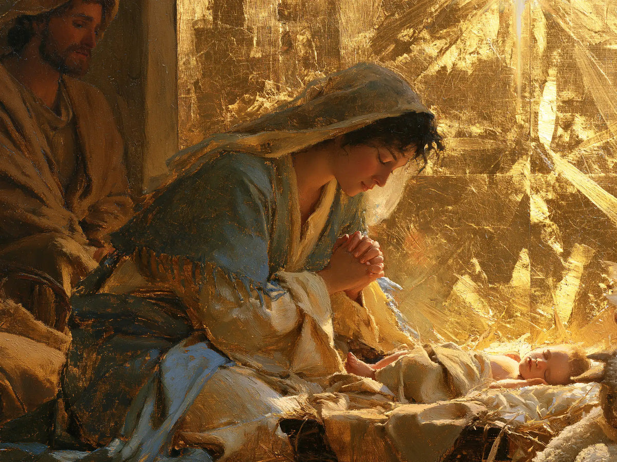 La Nativité — Le Recueillement sous les éclats du ciel