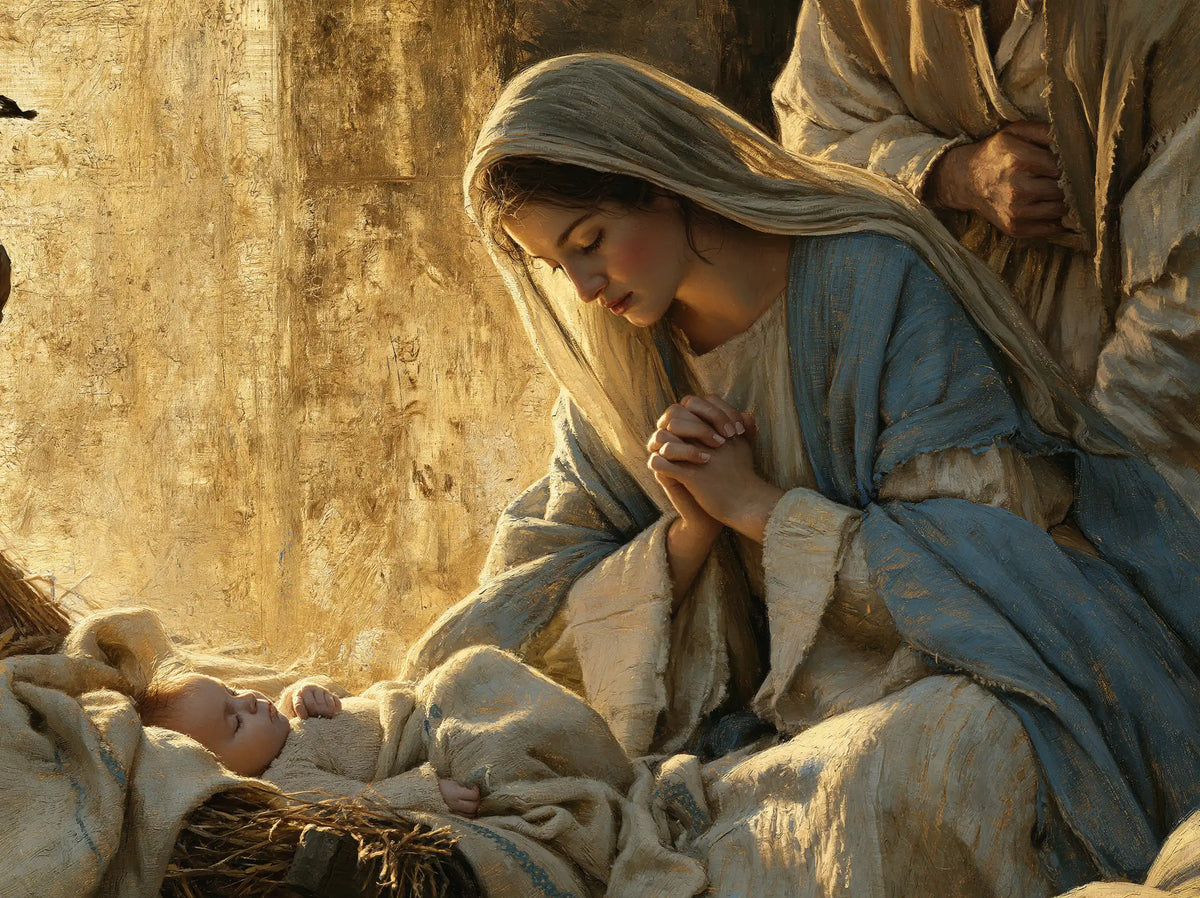 La Nativité — La Tendresse dans le jour d’or pâle