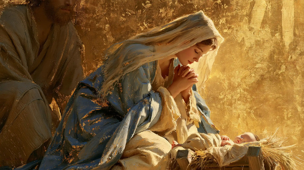 La Nativité — Le Voile incliné dans l’or vivant