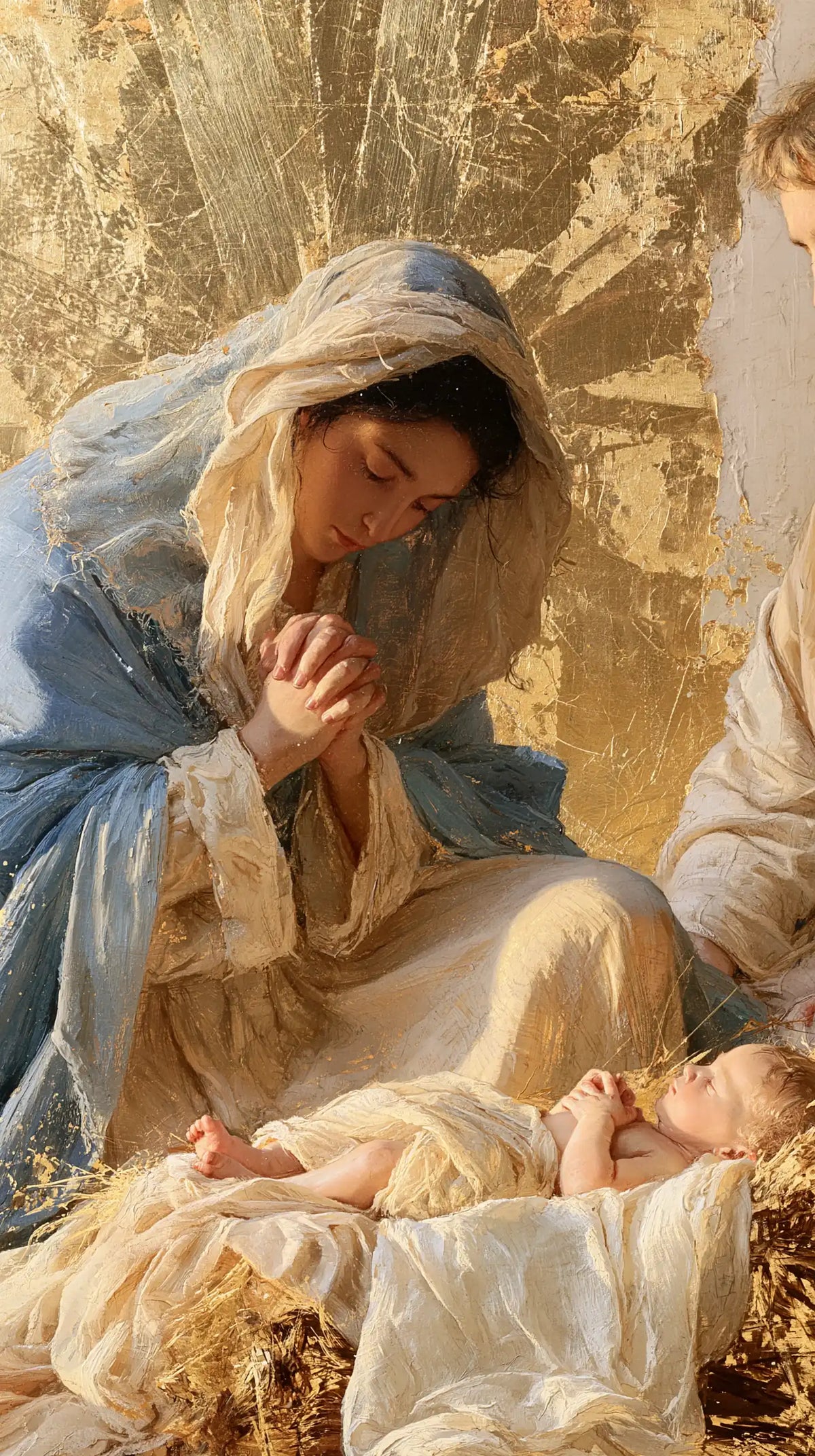 La Nativité — Le Voile pâle devant les branches d’or