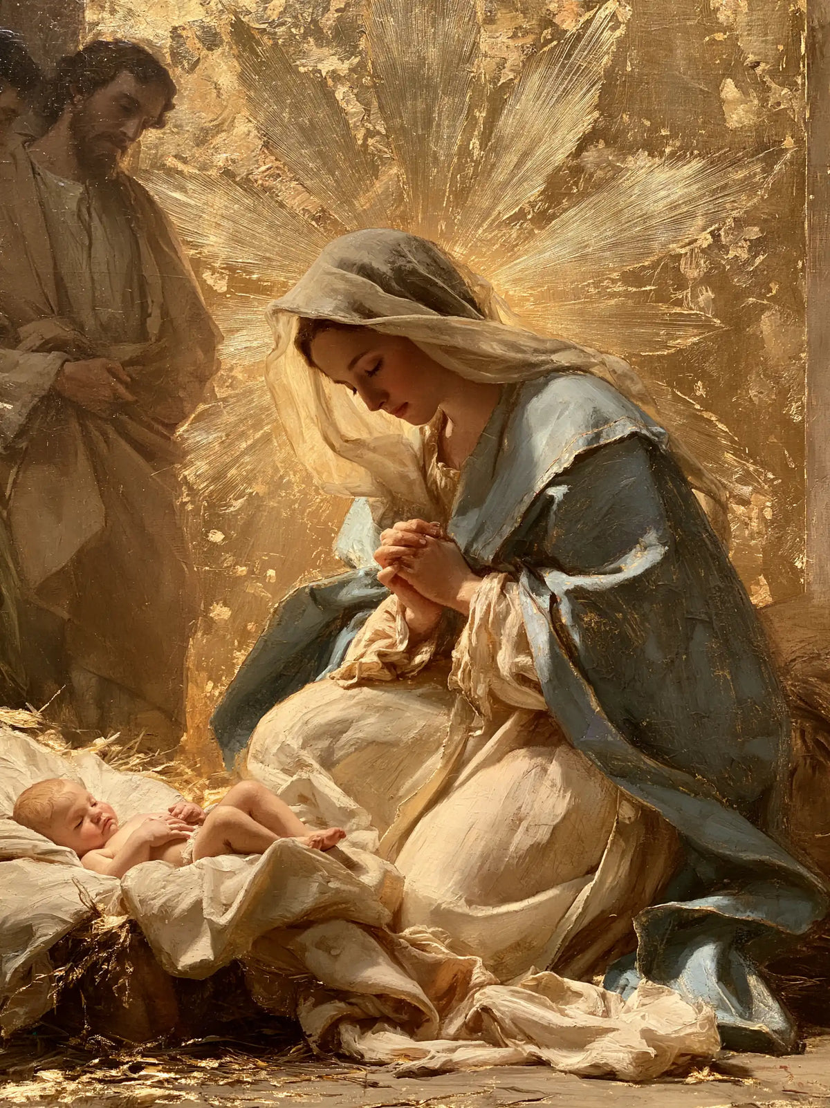 La Nativité — La Prière sous la fleur de rayons