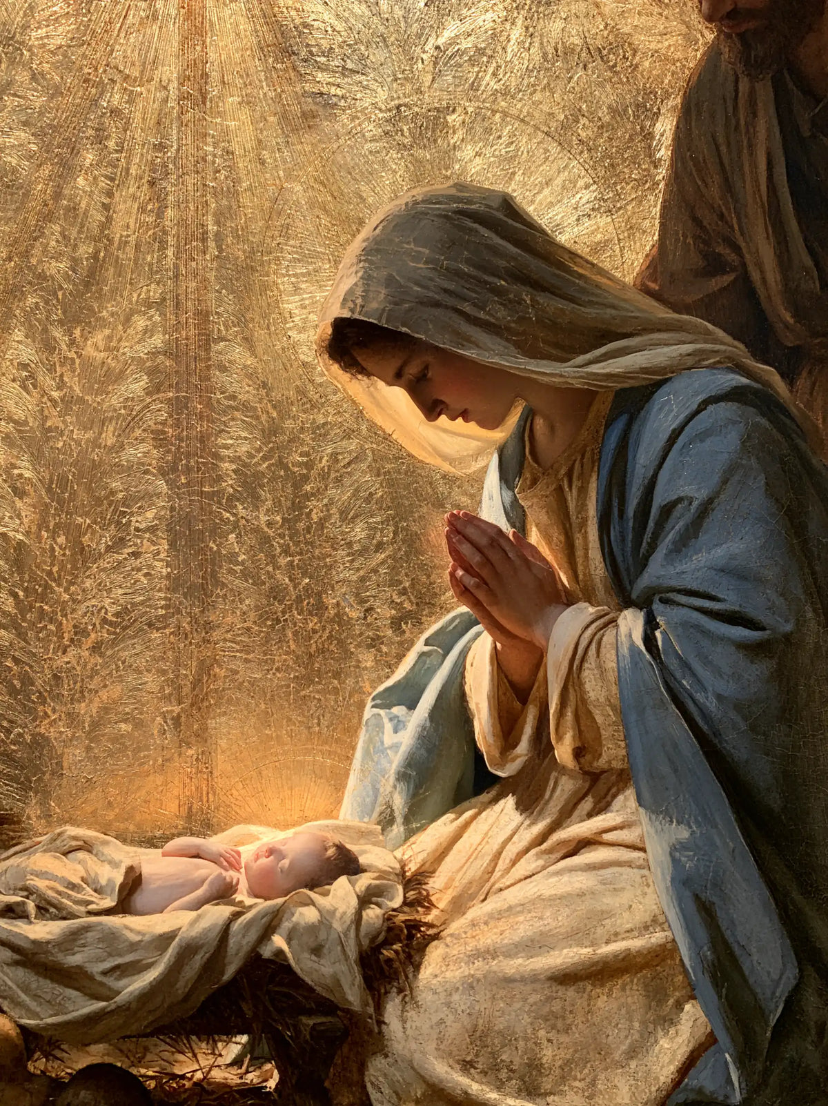 La Nativité — Le Berceau devant les rayons ciselés