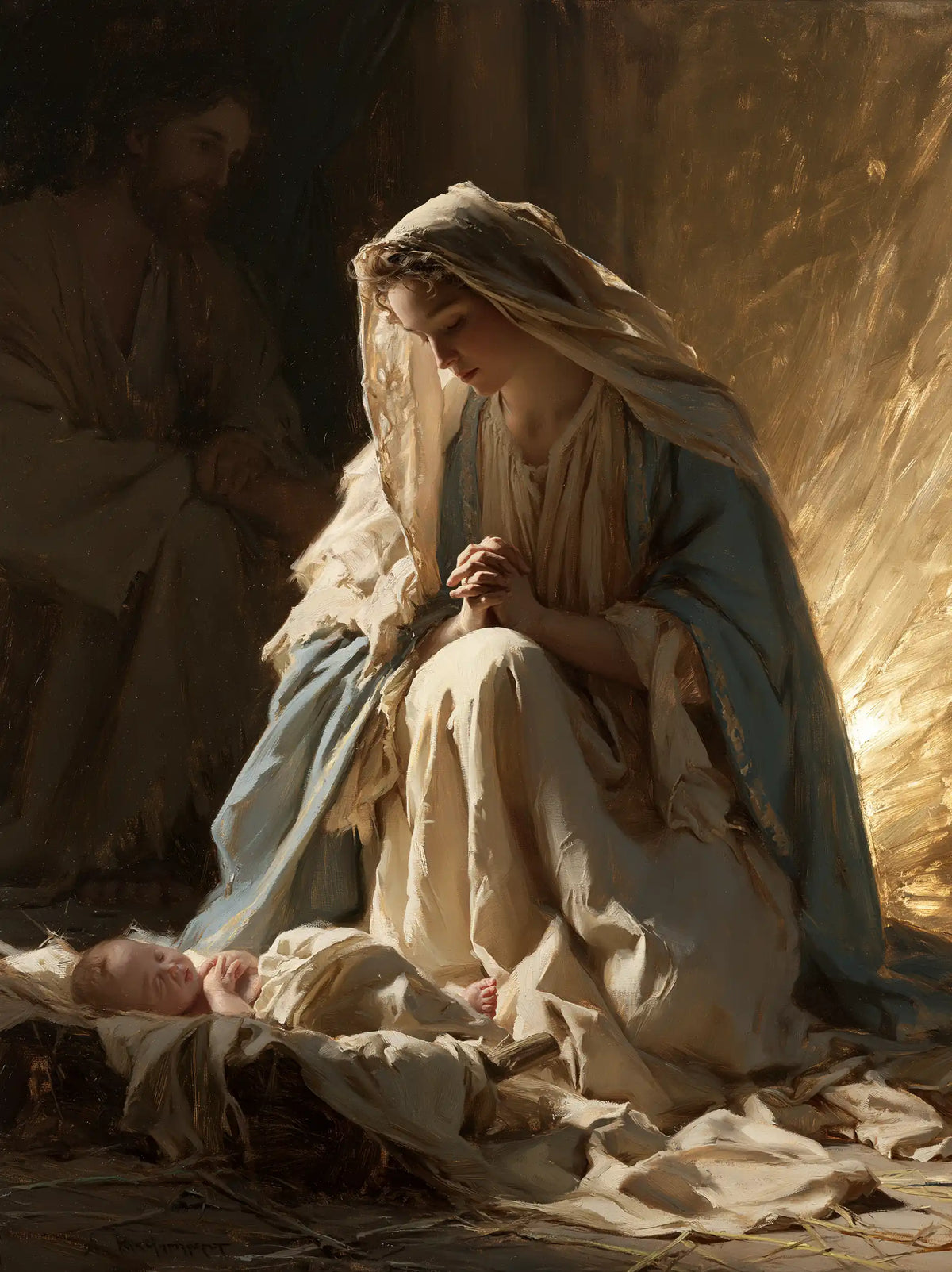 La Nativité — La Veille près du rayon jaillissant