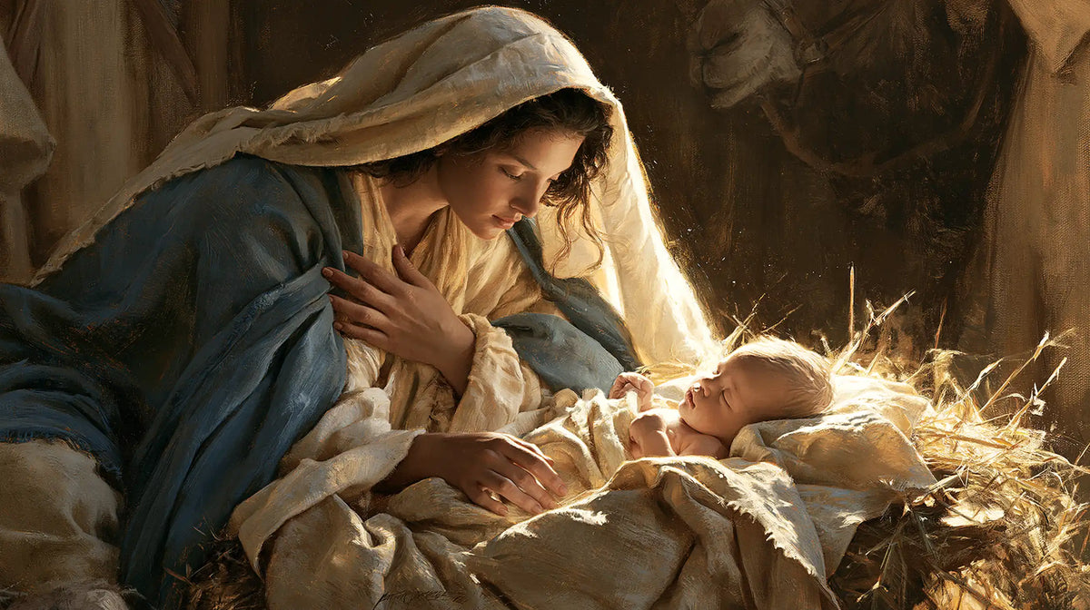 La Nativité — La Caresse au bord de la paille claire
