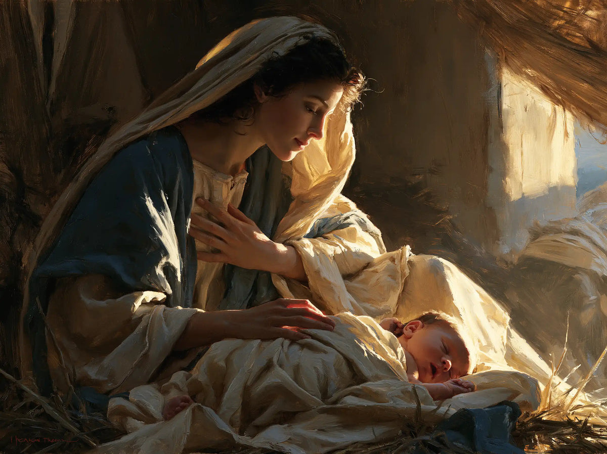 La Nativité — Le Repos près de la fenêtre du jour