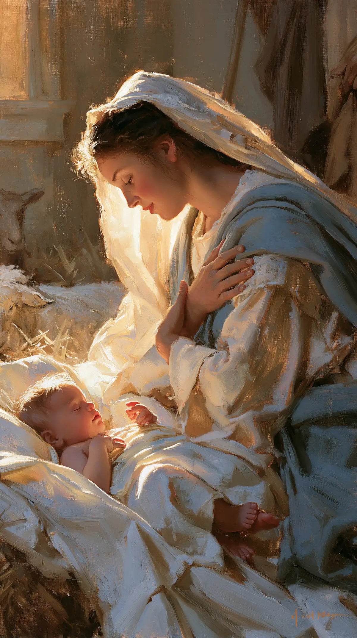 La Nativité — Le Dialogue tendre dans le rayon pâle
