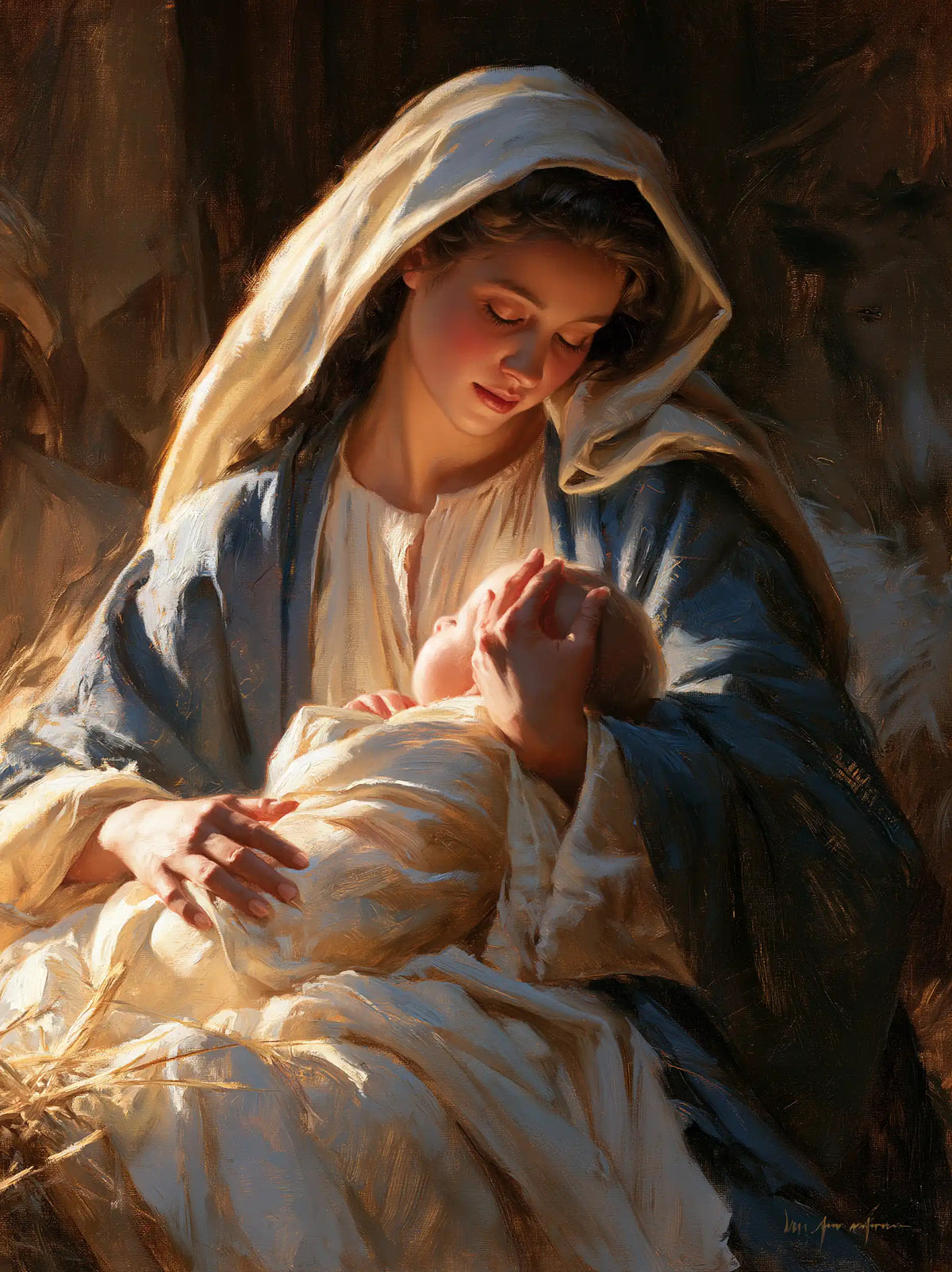 La Nativité — Le Petit Visage offert au sourire
