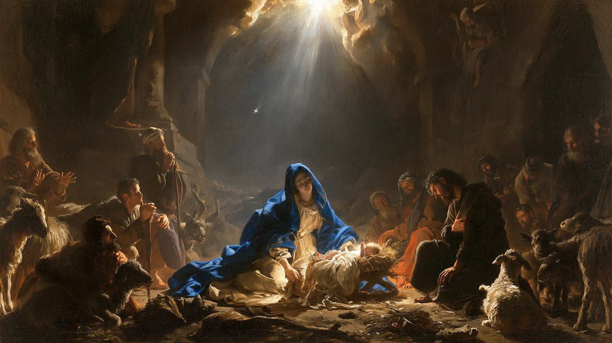 La Nativité — La Veille dans la nef de pierre