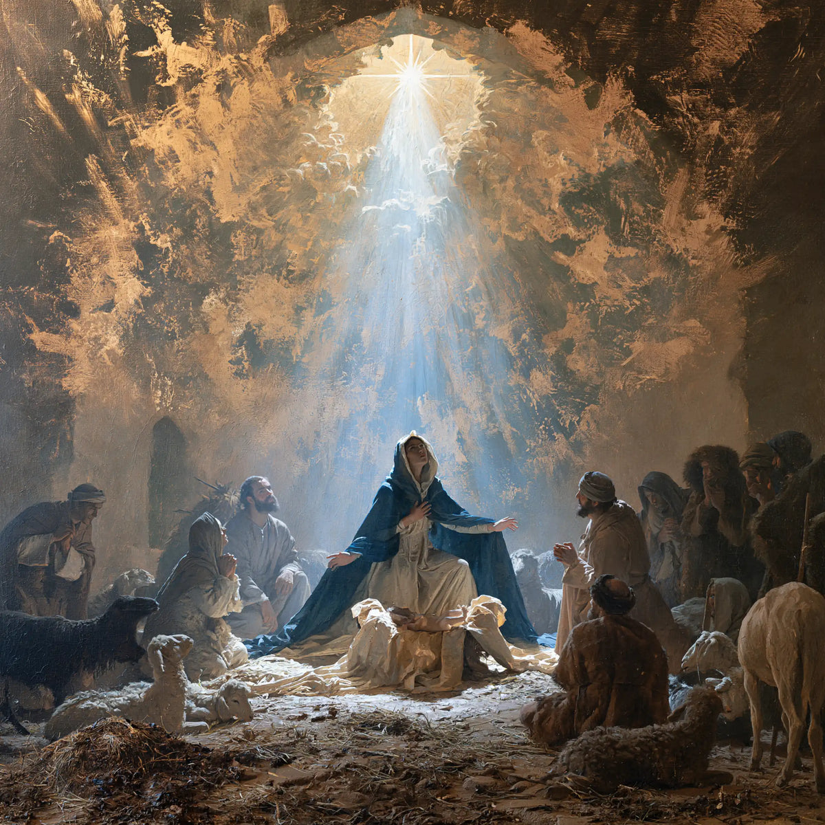 La Nativité — L’Accueil sous la coupole de lumière