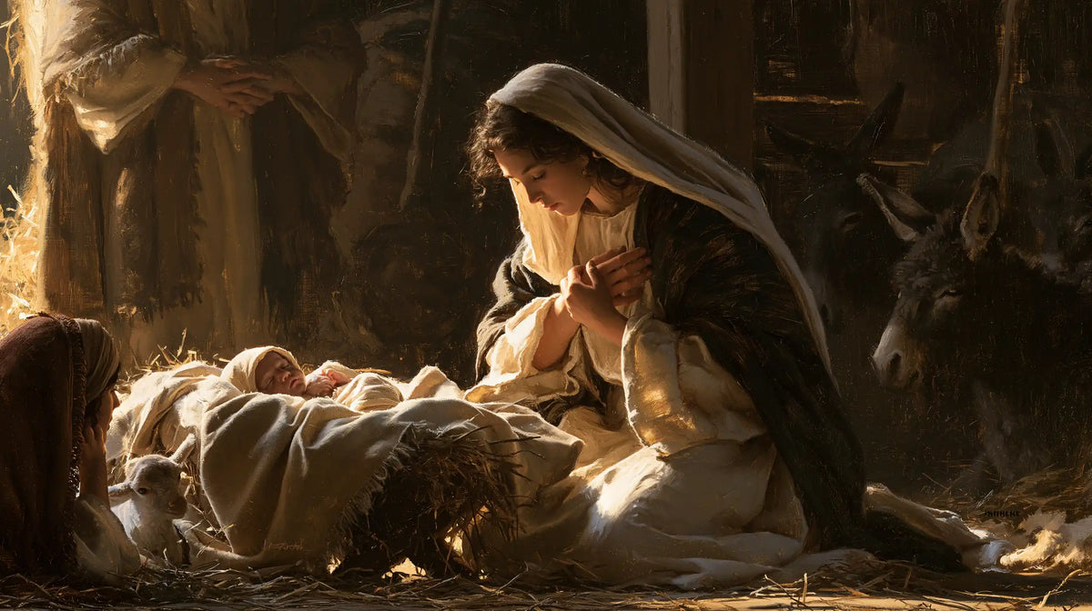 La Nativité — La Veille auprès de l’âne silencieux