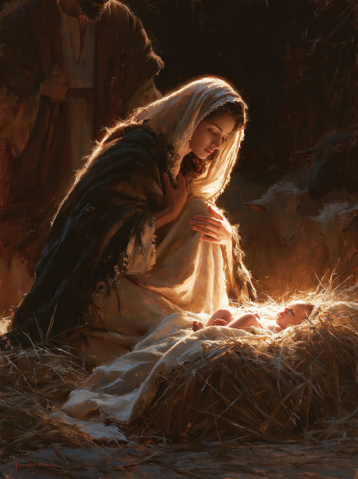 La Nativité — La Veille dans la chaleur du petit nid