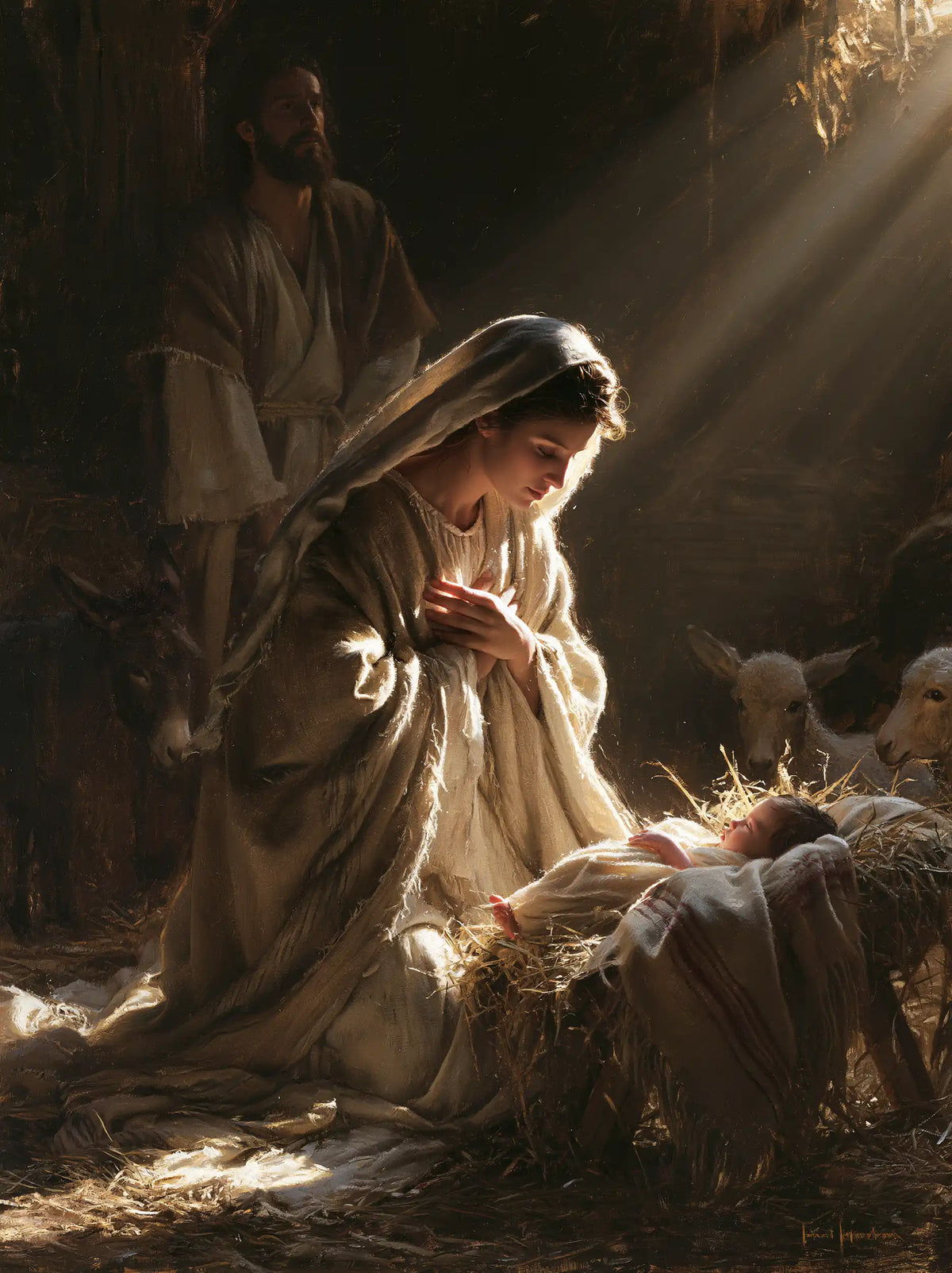 La Nativité — Le Rayon sur le cœur recueilli