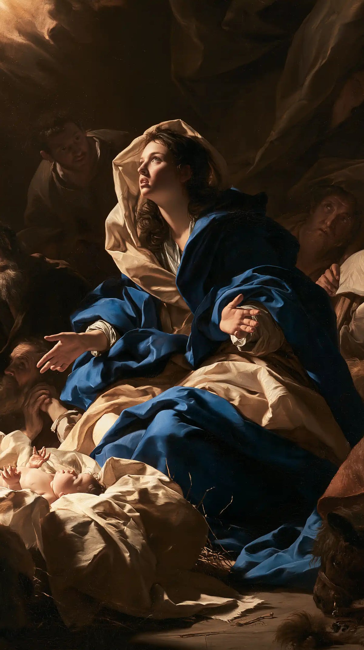 La Nativité — Le Recueillement aux plis de saphir