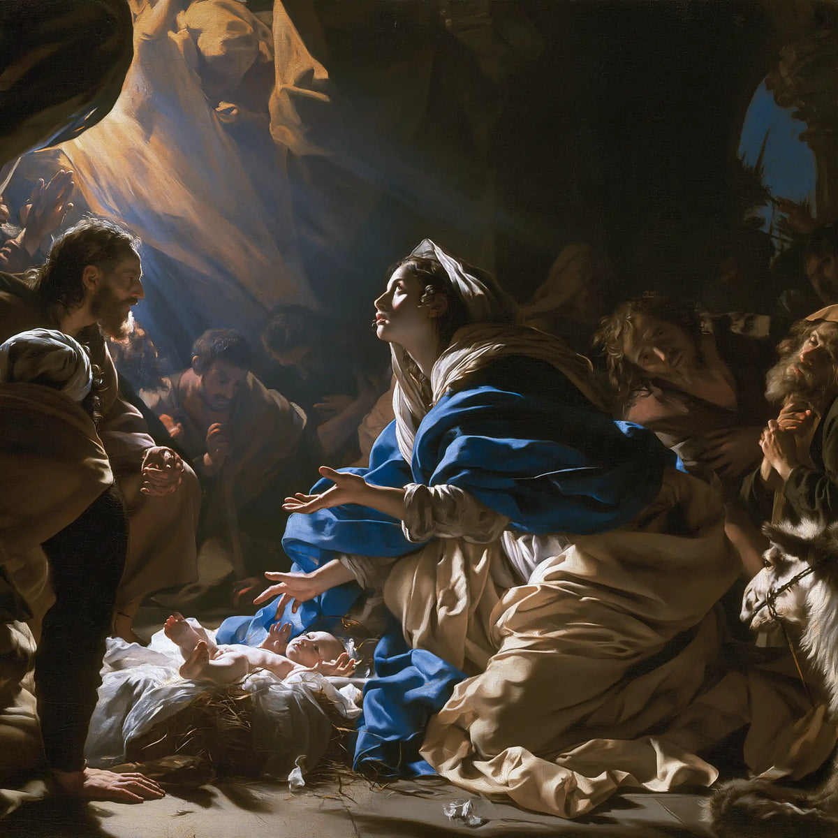 La Nativité — L’Échange sous la lumière descendue