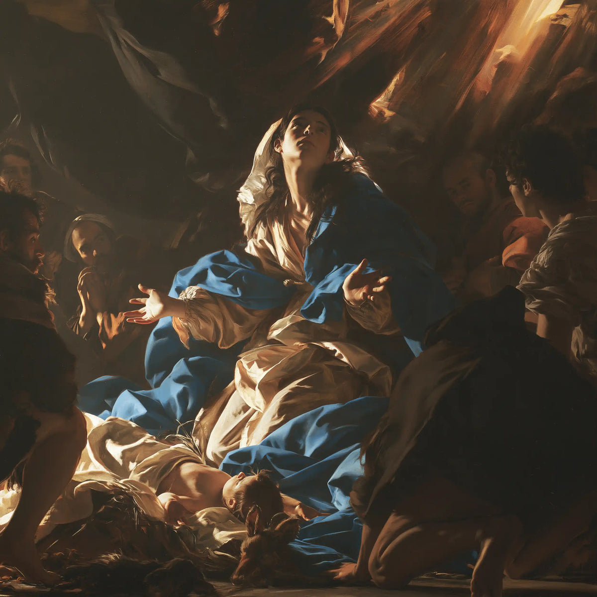 La Nativité — La Louange au pli de la lumière
