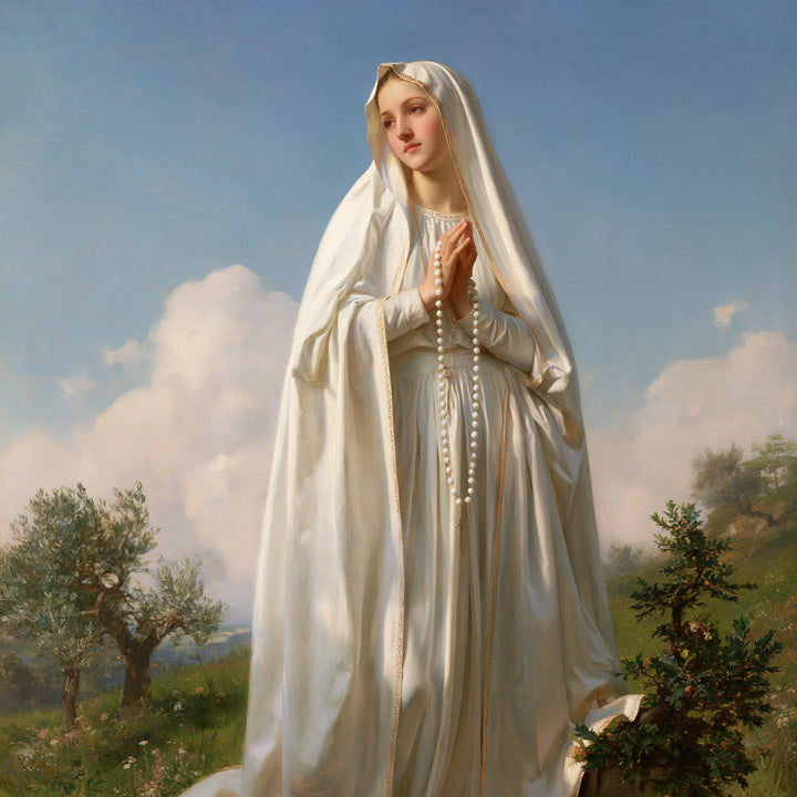 Our Lady of Fatima – Gentle Prayer Among the Olive Trees