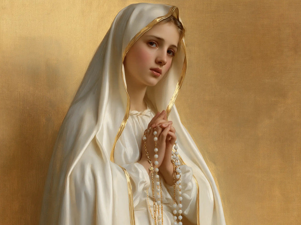 Our Lady of Fatima – Prayer in Warm Sacred Light
