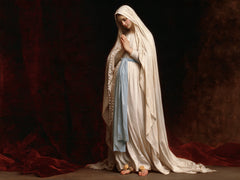 Our Lady of Lourdes – White Mantle Before Crimson