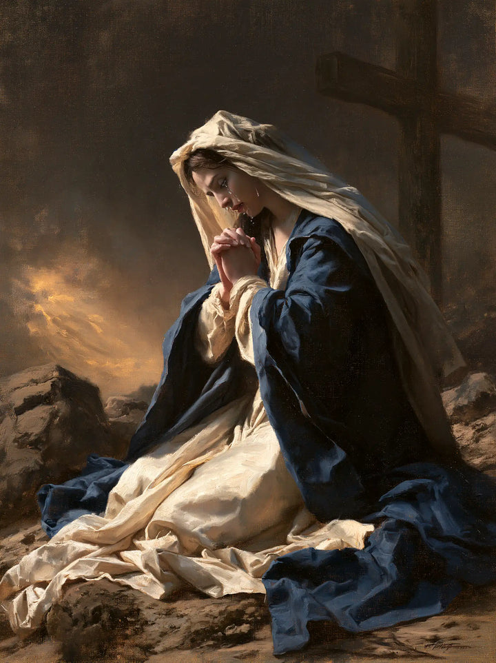 Notre-Dame des Douleurs — Les Plis du voile dans le souffle du soir