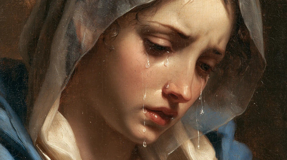 Notre-Dame des Douleurs — La Rosée du chagrin sur le visage