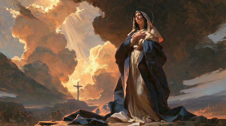 Notre-Dame des Douleurs — Le Regard dans la déchirure d’or