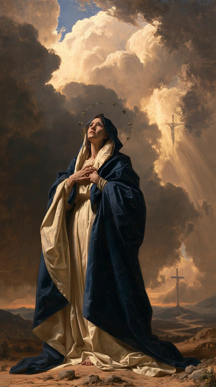 Notre-Dame des Douleurs — La Veille sous la hauteur dorée