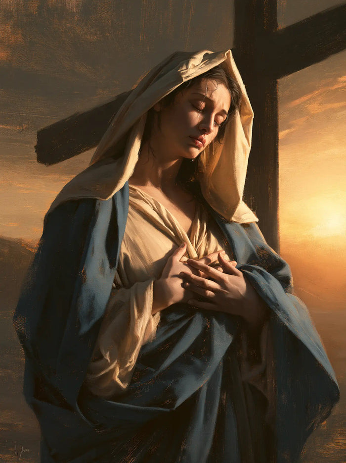 Notre-Dame des Douleurs — Les Mains sous le soleil rond