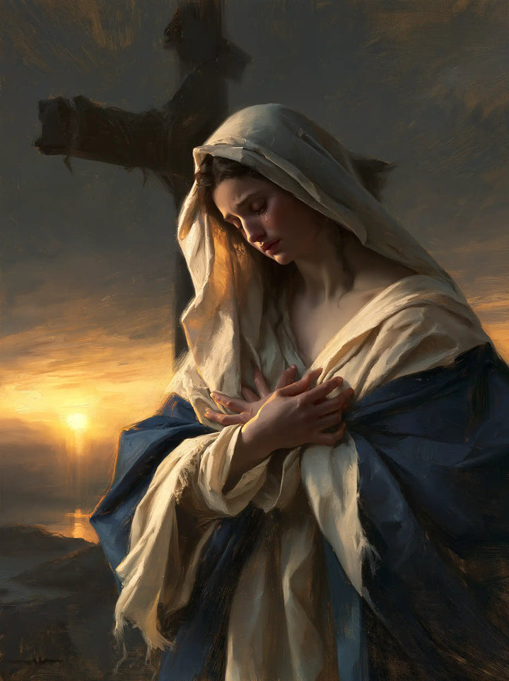 Notre-Dame des Douleurs — Le Drapé qui recueille le soir
