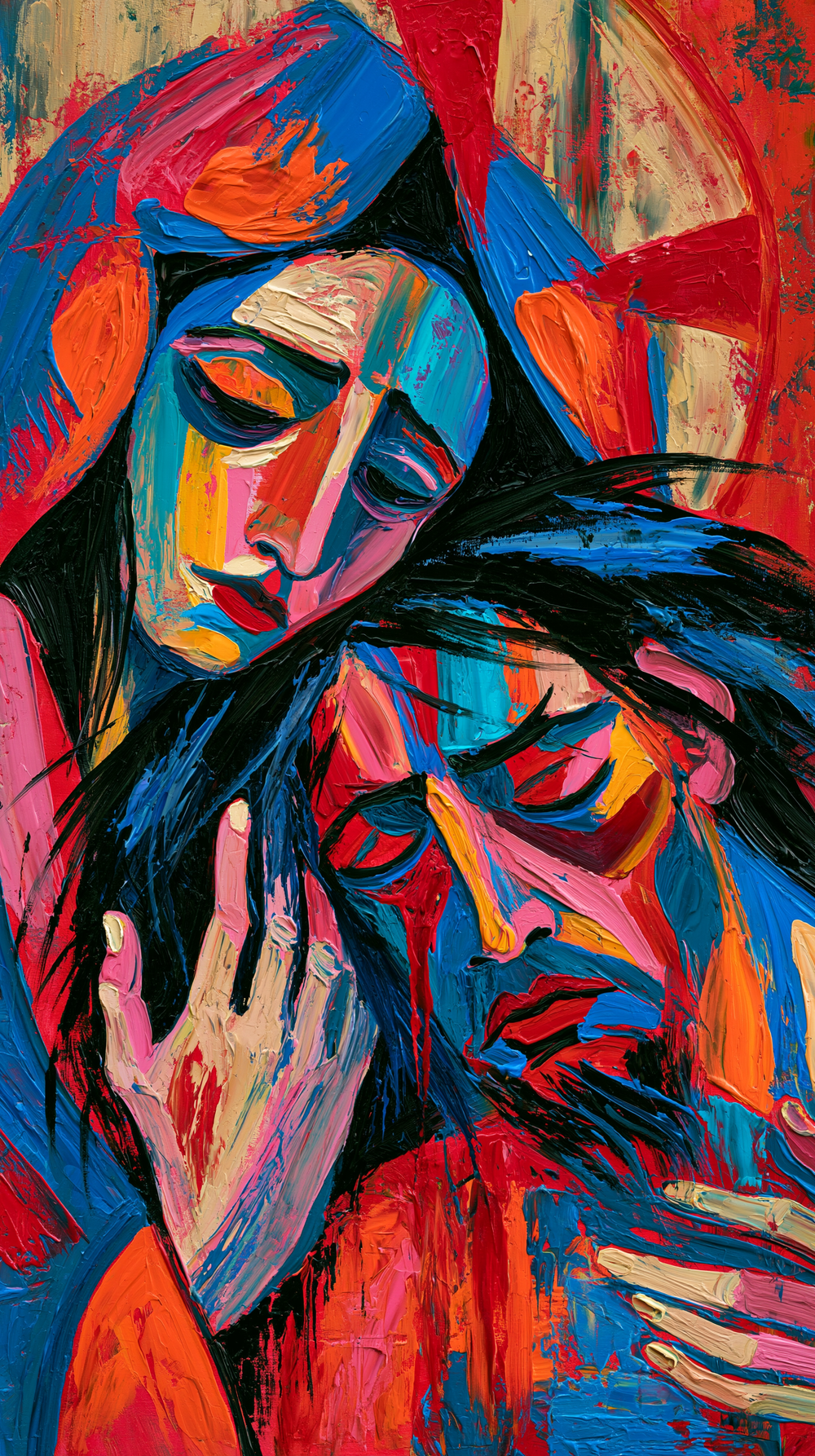 La Pietà — Expressionniste · Portrait n° 6 — art chrétien